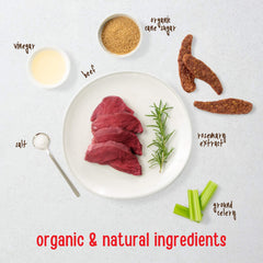 Full Moon Essentials: ingredientes 100% naturales y carne de res de origen familiar.