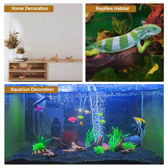 FUNOJOY madera flotante para acuario, ramas 4-6 pulgadas, favorecen un paisaje submarino natural.