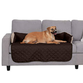 Furhaven cobertor de asiento Espresso-Clay grande protege el sofá y ofrece confort
