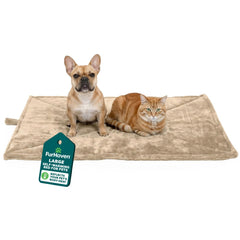 Furhaven ThermaNAP: almohadón-gato interior grande para comodidad cálida sin electricidad.