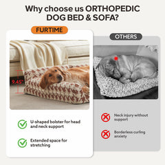FURTIME: bordes acolchados para soporte del cuello y confort.