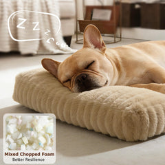 Cama para perro FURTIME cubierta imita pelo de conejo suave