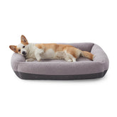 Cama FURTIME lavable mediana rectangular para perros, fácil lavado.