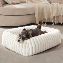 Cama Furtime para perro pequeño con cobertura desmontable, fácil de limpiar y cómoda.