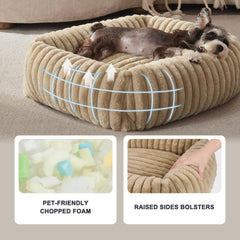 FURTIME relleno-espuma-picada-cama-perro: descanso suave.