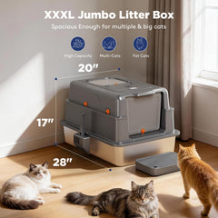 Diseño antifugas de la caja Furtime XXXL para un hogar más limpio.