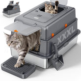 Caja Furtime XXXL con tapa plegable para facilitar la limpieza.