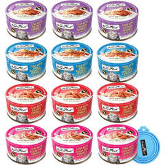 Fussie Cat: lata con salsa de leche de cabra, ideal para gatos que aprecian sabor y humedad.