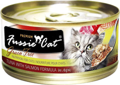 Fussie Cat de lujo atún y pescados textura suave para gatos