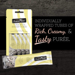 Pack de 4 pouch Fussie Cat, práctico para compartir.