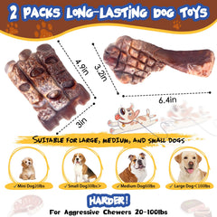Fuufome juguete sabor leche, irresistible para perros que muerden mucho.