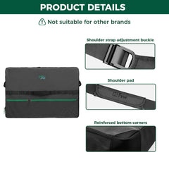 FXW materiales durables 900D y Hypalon protegiendo la bolsa durante el uso.