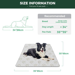 FXW Tapete impermeable para perros con TPU, protege suelos y muebles