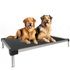 FXW TitanNest, cama elevada de aluminio, resistente a mordidas para perros grandes