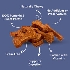 Gaines Family Farmstead galletas suaves para perros con calabaza y boniato