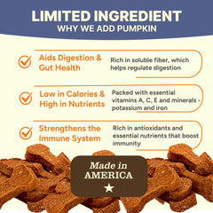 Gaines Family Farmstead ingredientes naturales con calabaza y boniato para perro