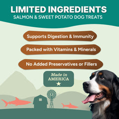GAINES FAMILY FARMSTEAD ingrédients limités sans sel, parfait pour chiens sensibles.