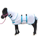 Gallopoff manta mosquitero para mini caballo, protección ultravioleta frontal