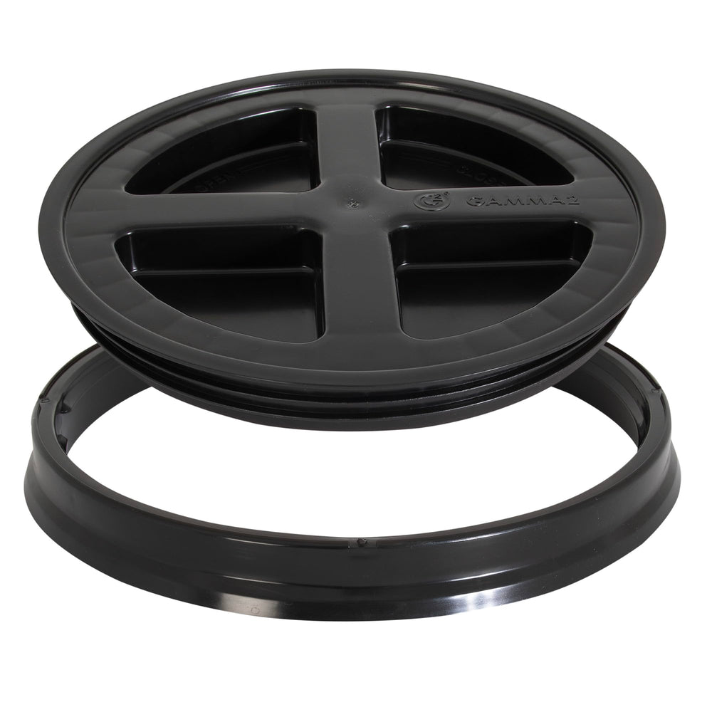 Gamma2 Gamma Seal hermética en cubo de 3-5 galones para almacenamiento seguro.