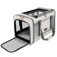 Transportín GAPZER para gato con ventilación 360° y flujo de aire constante.