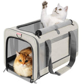 GAPZER transportin gato grande ventilacion amplia para viajes