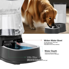 Gardner Pet Dispenser, desmontaje sin herramientas y brocha incluida para limpieza rápida
