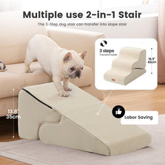 Gardner Pet rampa 2 en 1 para sofá, uso versátil y cómodo