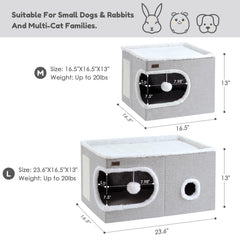 Bola colgante de peluche Garnpet: entretenimiento interactivo para gatos activos.