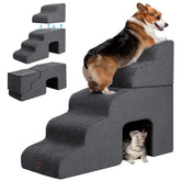 Escalera Garnpet para camas altas con túnel, ideal para explorar alturas con seguridad.