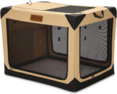Garnpet jaula blanda plegable de 36 pulgadas con ventanillas de malla para perro grande