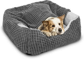 Gasur cama de perros con cueva y manta integrada para descanso cómodo