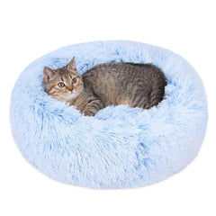 Genérica cama-gatos interior redonda 20x20 pulgadas, ideal para acurrucarse.