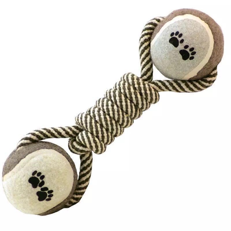 Generic juguete de cuerda para perros en forma de mancuerna, perfecto para tirar.