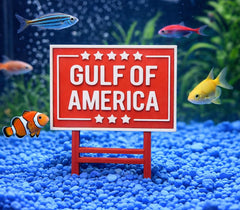 Genérico MAGA signo para acuario, decoración llamativa para el tanque.