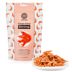 Generic gambas liofilizadas para tortugas, piezas enteras para crecimiento y vitalidad.