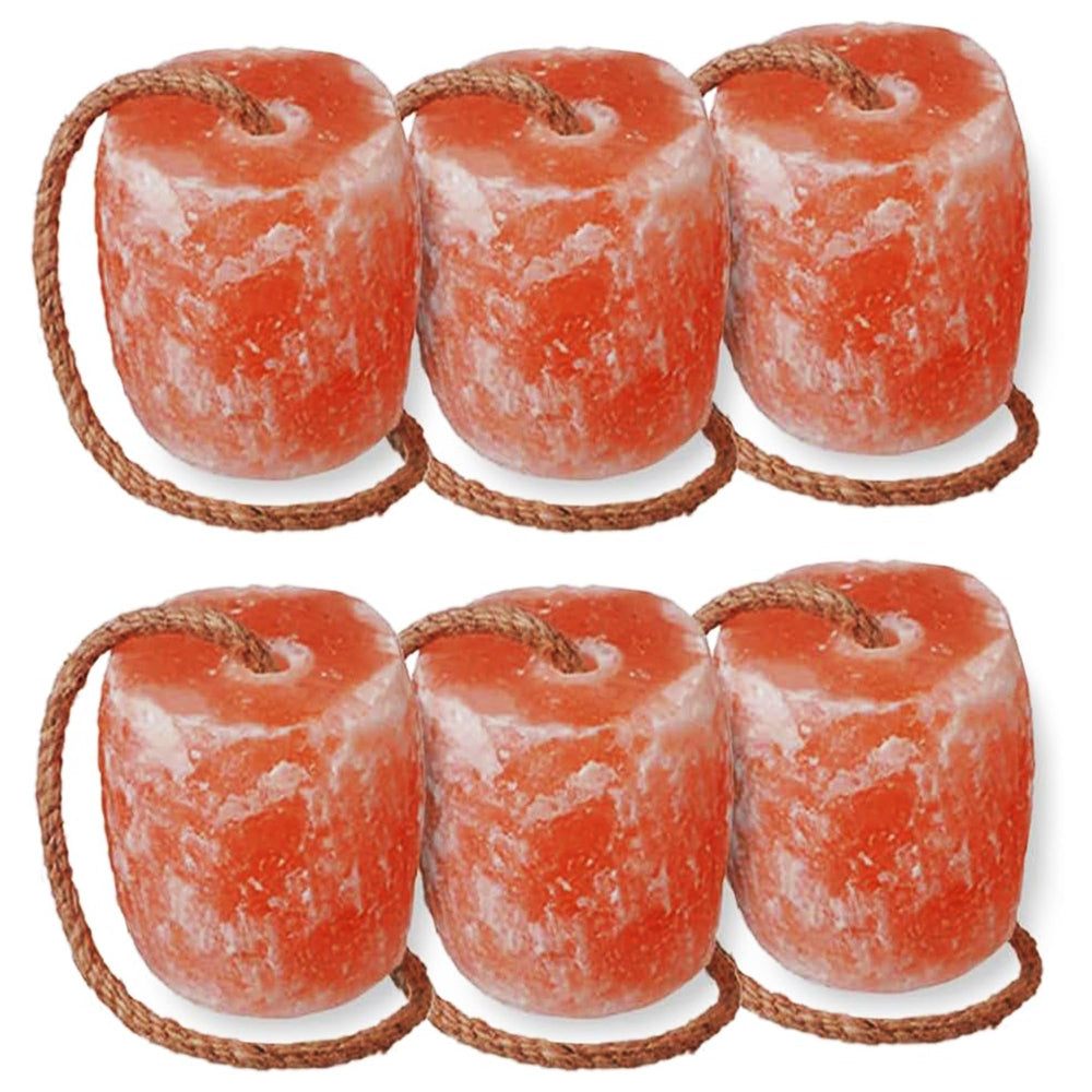 Sal Himalaya ZK para caballos con cuerda para colgar, fuente mineral continua.