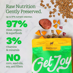 Get Joy probióticos Belly Biotics: apoyo digestivo para perros activos
