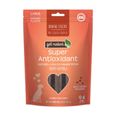 Get Naked bastones dentales antioxidantes sin granos, tamaño grande para masticación diaria.