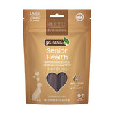 Get Naked Palitos Dentales, empaque bolsa 6.6 oz, snack dental para perros grandes.