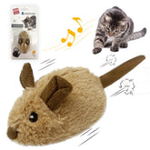 Gigwi ratón interactivo para gatos en movimiento, estimula curiosidad y juego diario.