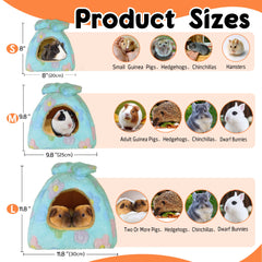 Ginidear cama cobaya con lazo, diseño tierno para su hábitat