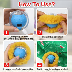 Giociv bola con cambios de velocidad azul y morado para juego