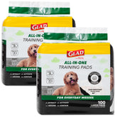 Tapete Glad con absorción máxima y carbón activo para entrenamiento y control de olores.