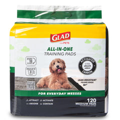 Glad paños de entrenamiento para perros con carbón activado, neutralizan olores.
