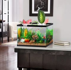 GLEFLE copa plantas acuario porosa, diseño que favorece raíces y circulación.