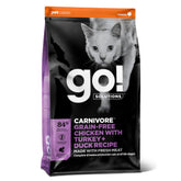 Go! Solutions Carnivore bolsa de 3 libras alimento sin granos para gatos de todas las etapas