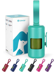 Gobeigo porta-bolsas para perro con gancho, ideal para paseos organizados.