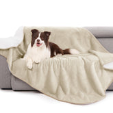 gogobunny manta impermeable para cama crema, protege líquidos y pelos