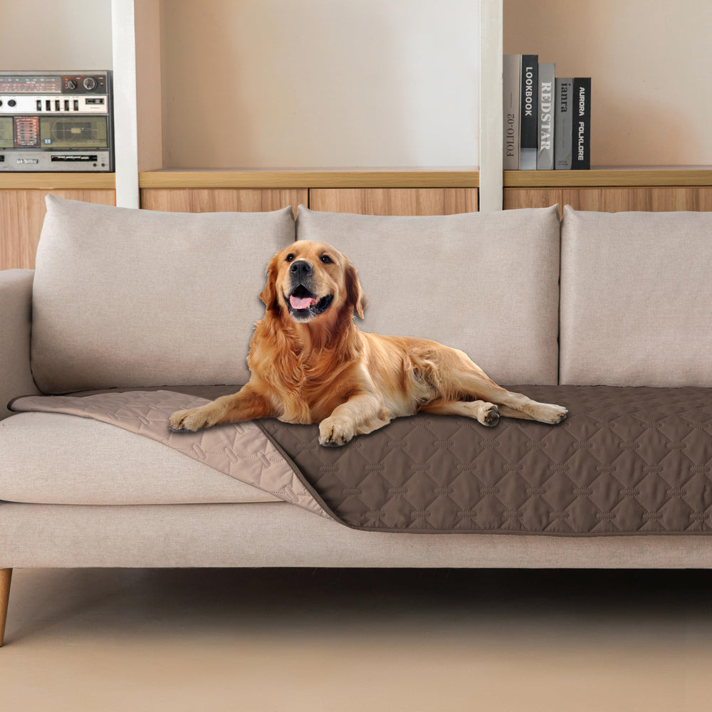 Cobertor para perros gogobunny dos caras reversible, protección versátil para muebles.