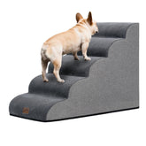 GoGoBunny rampa-escaleras para perro en cama alta; cómodo acceso diario